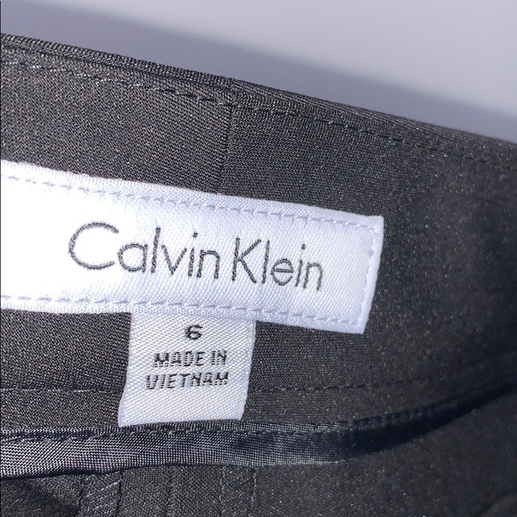 CALVIN KLEIN • Black Zipper Andre Dressy Pants - Picture 7 of 9